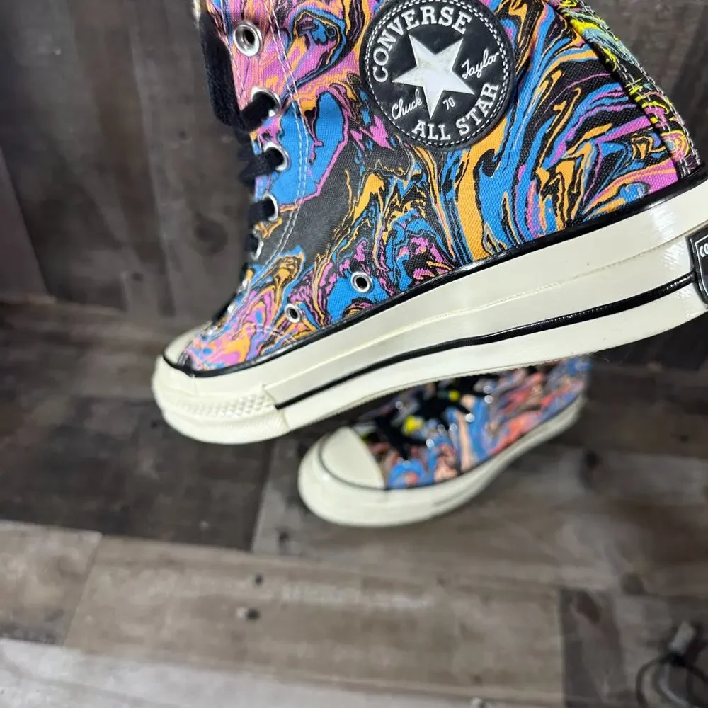 Converse Chuck Taylor All Star 70 Hi Men's Size 9 Marble Shoes Sneakers 167373C - Picture 15 of 16